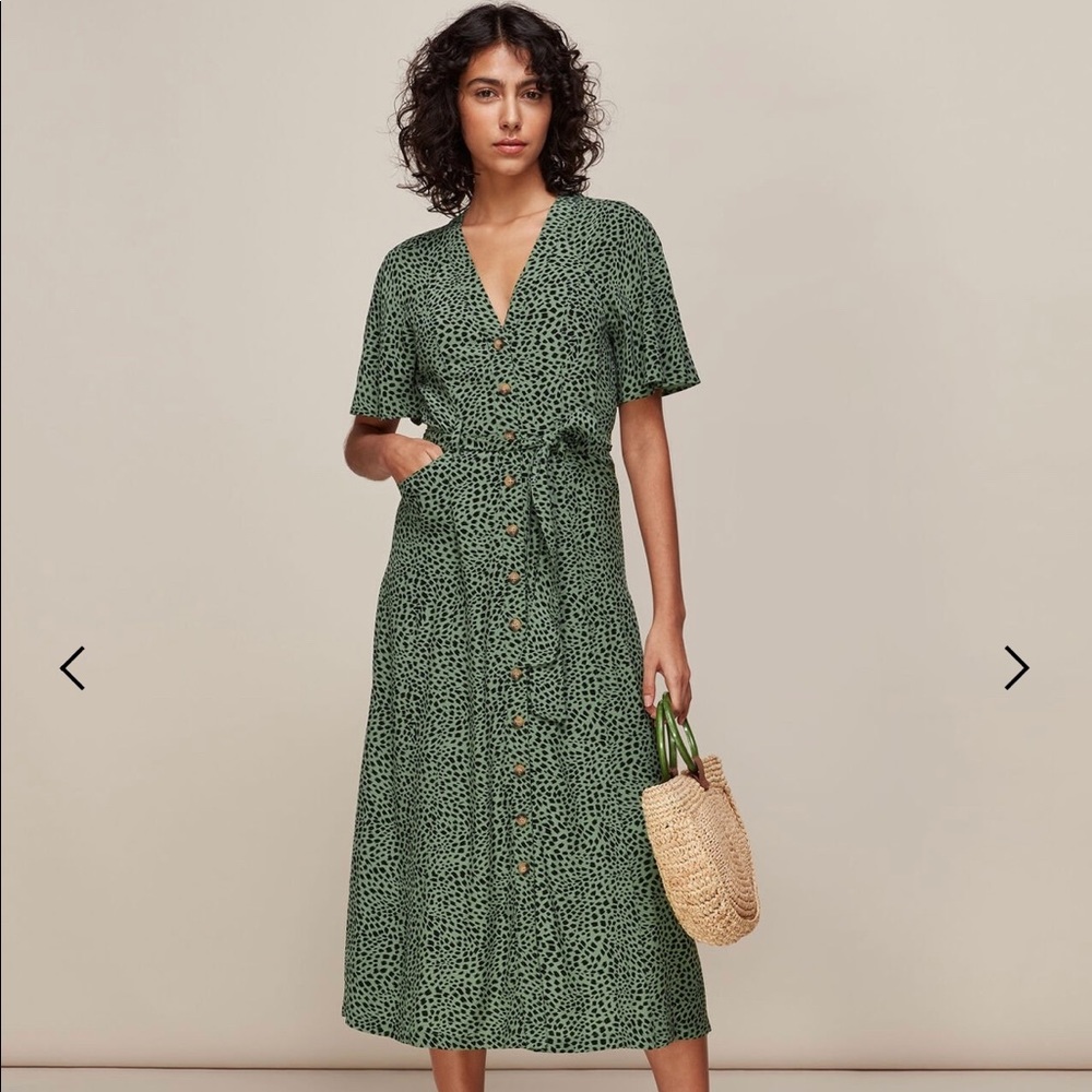 Whistles Spotted Animal Anita Dress
